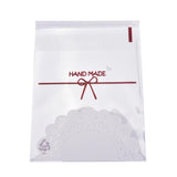 100 Lace Self Adhesive Cookie Candy Bags Cellophane Birthday