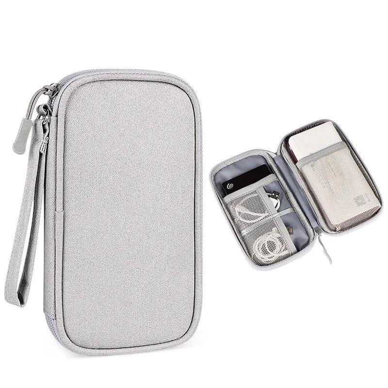Travel Cable Organizer Bag Digital Storage Case Earphone Charger Pouch