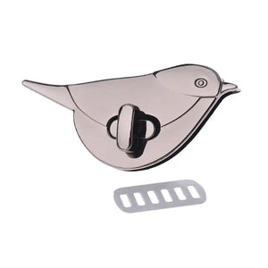 Bird Shape Clasp Turn Lock Twist Locks Metal Hardware For DIY Handbag