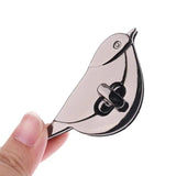 Bird Shape Clasp Turn Lock Twist Locks Metal Hardware For DIY Handbag