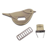 Bird Shape Clasp Turn Lock Twist Locks Metal Hardware For DIY Handbag
