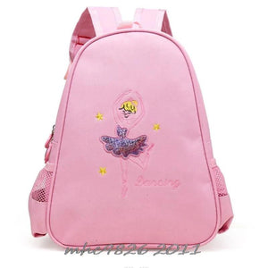 Girls Princess Dance Backpack Bag Kids Shoulder Dancing Latin Ballet Gym Storage