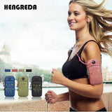 Running Armband Elastic Belt Bounce Arm Band with Earphone Hole Phone Holder