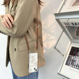 Crossbody Necklace Strap Lanyard for iPhone 14 Pro Max, Removable Rope Back Case