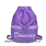 Girls Bow Tie Ergonomics Ballerina Decor Ballet Backpack