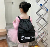 Girls Bow Tie Ergonomics Ballerina Decor Ballet Backpack
