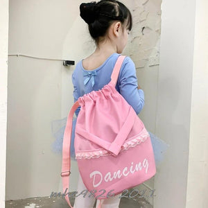 Girls Bow Tie Ergonomics Ballerina Decor Ballet Backpack