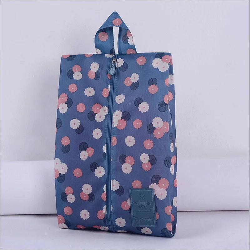 Portable Shoe Organizer Bag for High Heels, Supports Drop Travel Shoes