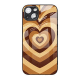 iPhone14pro max Protective Case - Love Glass Shockproof Cover