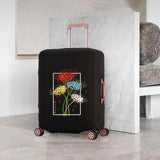 Flower Pattern Luggage Cover for 18-32 Inch Lugg