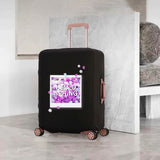Flower Pattern Luggage Cover for 18-32 Inch Lugg