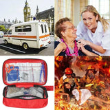 299 Pcs First Aid Emergency Kit Camping Sport Travel Car Home Medical Bag