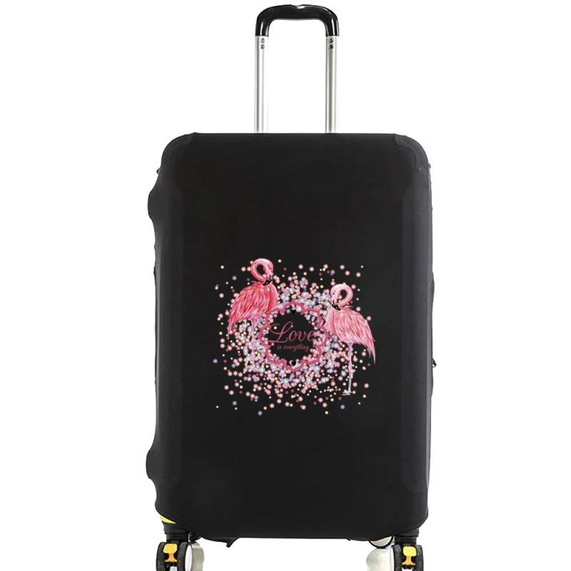 Flamingo Pattern Luggage Cover 18-30 inch Elastic Baggage Protective Case