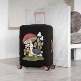 Mushroom Print Luggage Cover for 18-32 Inch Suitcases