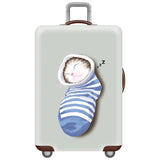WHYY Suitcase Cover Animal Pattern Luggage Protective Cover for 18-32