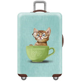 WHYY Suitcase Cover Animal Pattern Luggage Protective Cover for 18-32