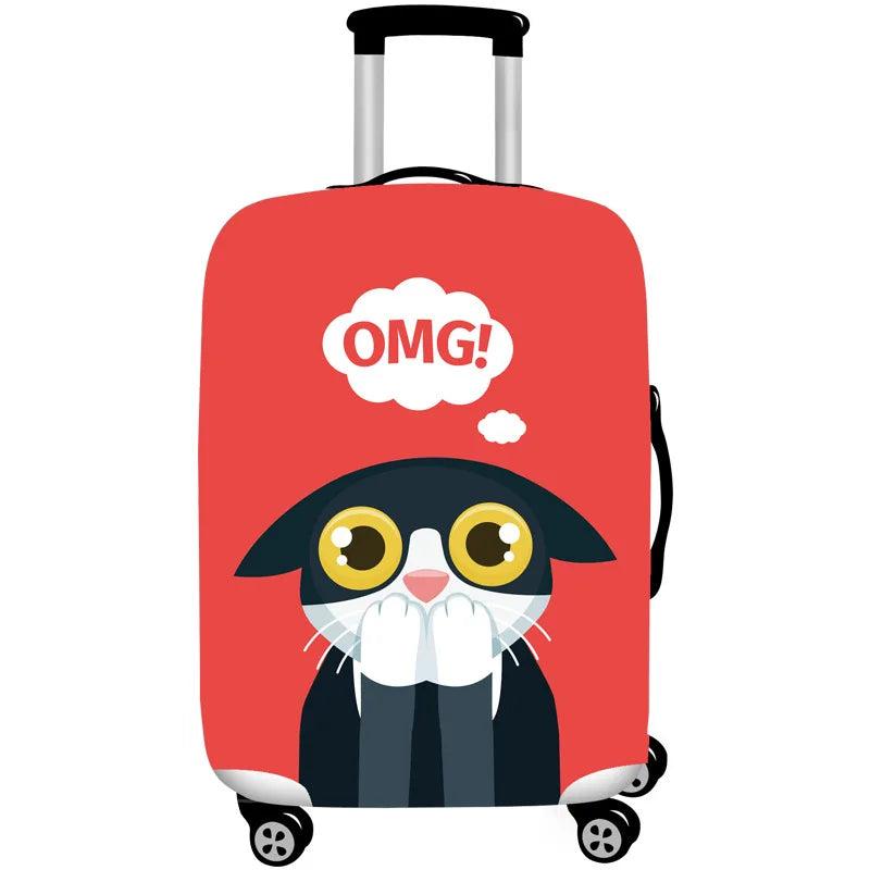 WHYY Suitcase Cover Animal Pattern Luggage Protective Cover for 18-32