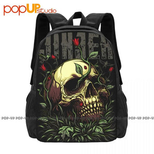 Jinjer Metal Rock Band Skull Large Capacity Travel Backpack