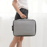 Men Travel Accessory Document Package Large Capacity Storage Bag Organizer