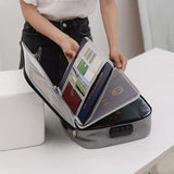 Men Travel Accessory Document Package Large Capacity Storage Bag Organizer