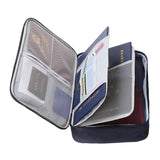 Men Travel Accessory Document Package Large Capacity Storage Bag Organizer