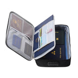 Men Travel Accessory Document Package Large Capacity Storage Bag Organizer