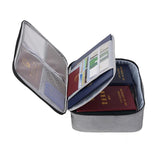Men Travel Accessory Document Package Large Capacity Storage Bag Organizer