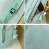 Nylon Waterproof Mochilas Backpack for Teen Girls