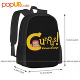 Curious George Backpack Large Capacity Gym Tote Bag