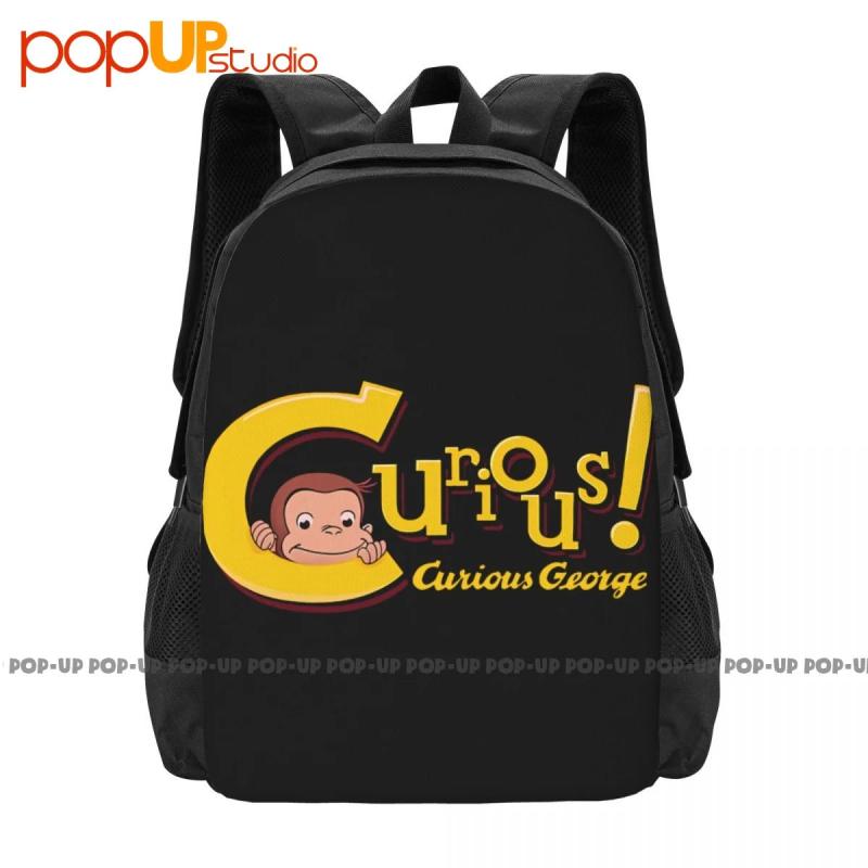 Curious George Backpack Large Capacity Gym Tote Bag