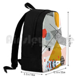 Retro Outdoor Hiking Backpack Waterproof Camping Travel Mid Century Modern