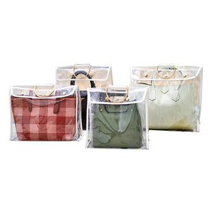 Travel Accessories PVC Portable Transparent Seal Dustproof Folding Storage Bag