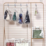 Travel Accessories PVC Portable Transparent Seal Dustproof Folding Storage Bag