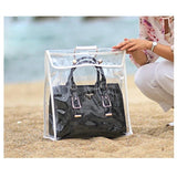 Travel Accessories PVC Portable Transparent Seal Dustproof Folding Storage Bag