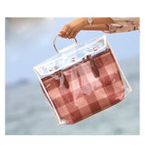 Travel Accessories PVC Portable Transparent Seal Dustproof Folding Storage Bag