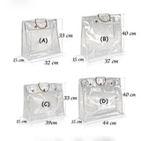 Travel Accessories PVC Portable Transparent Seal Dustproof Folding Storage Bag