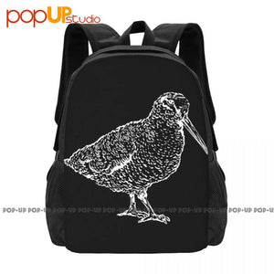Woodcock Bird American Birds Lover Hunter Backpack Large Capacity Foldable