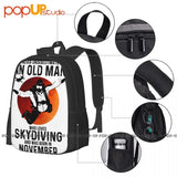 Skydiving Lover Born November Backpack