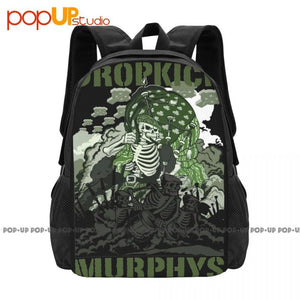 Dropkick Murphy S Invasion Backpack Large Capacity Schoolbag