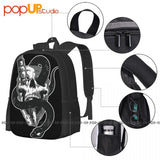Skull Head & Snake Backpack Large Capacity Schoolbag
