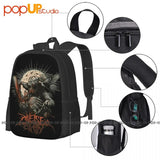 Chelsea Grin Graphic Band Backpack Multicolored Large Capacity