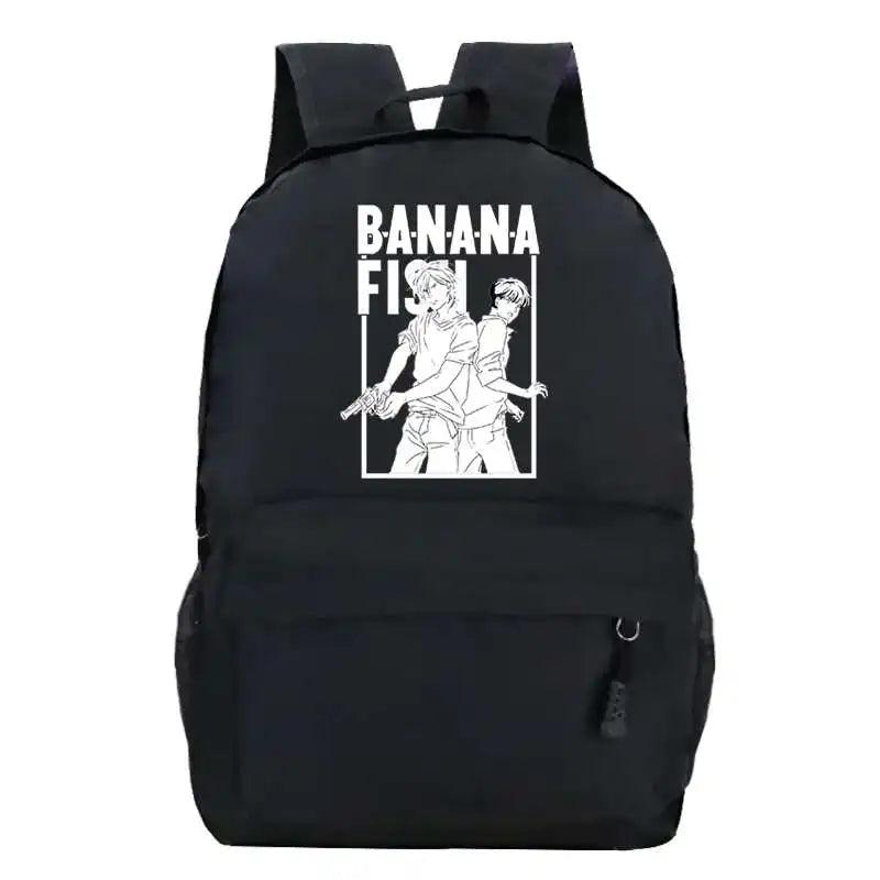 Anime Banana Fish Student Backpack Travel Laptop