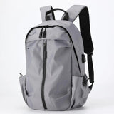 Men Nylon Waterproof Travel Bag Backpack Pure Backbag Leisure Light Fitness