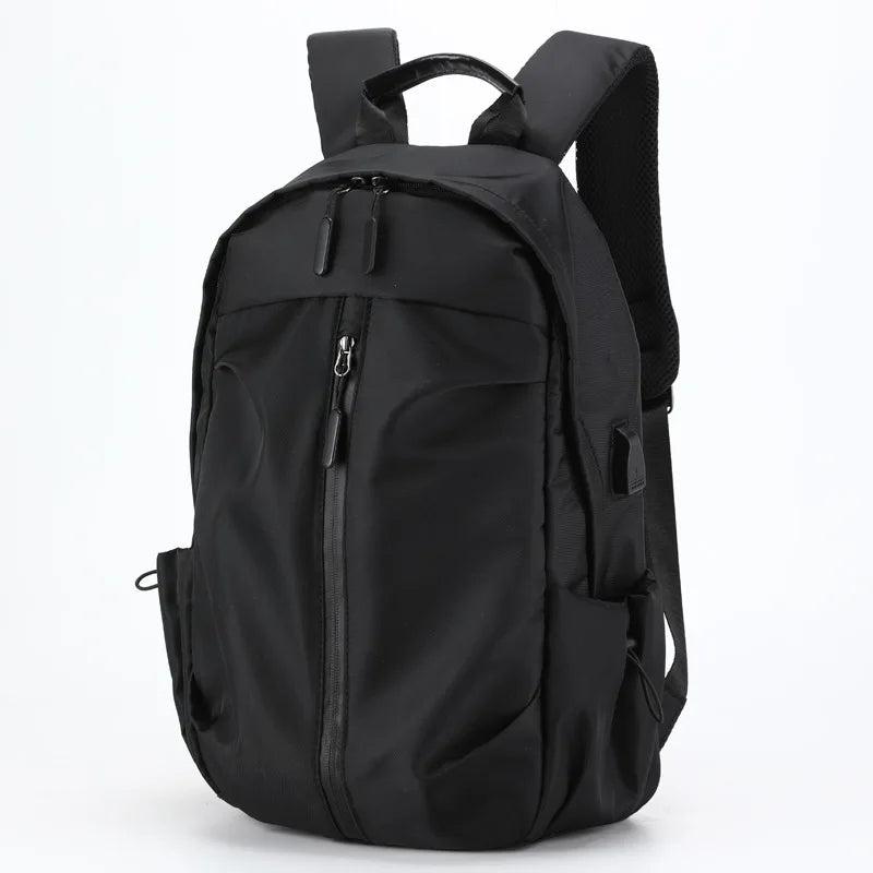 Men Nylon Waterproof Travel Bag Backpack Pure Backbag Leisure Light Fitness