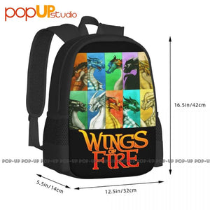 Wings Of Fire Dragonets Backpack Gymnast Bag