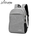 Mew Men's Waterproof Laptop Backpack USB Charging