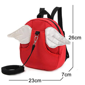 Mini Backpack Anti-lost Toddler Backpack Kindergarten School Bag Cartoon Angel