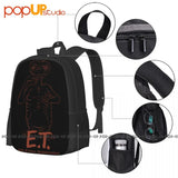 E.T The Extra Terrestrial Alien Swag Backpack Gym Art Print Sport