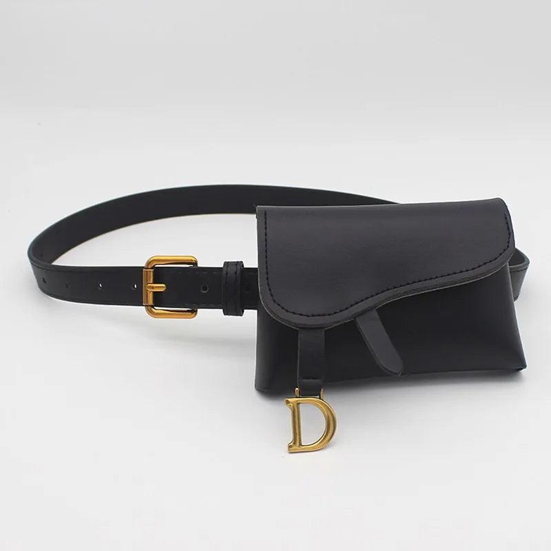 PU Leather Fanny Bag for Phone Pouch Waist Pack
