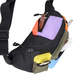 Multi-pocket Nylon Chest Bag Outdoor Sport Shoulder Sling Backpack